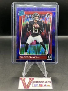 2021 Donruss Optic - FELEIPE FRANKS RATED ROOKIE PURPLE SHOCK PRIZM #299 - Picture 1 of 3