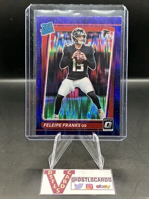 2021 Donruss Optic - FELEIPE FRANKS RATED ROOKIE PURPLE SHOCK PRIZM #299 - Image 1 of 3