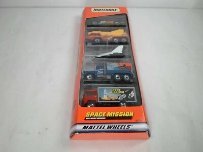 Vintage 1999 Matchbox Space Mattel Wheels Space Mission Box of 5 NOB NOS - Image 1 of 4