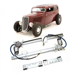 2 Door 12V Power Window Conversion Kit for 1934 Model 40 Sedan Fordor B-400 - Picture 1 of 12