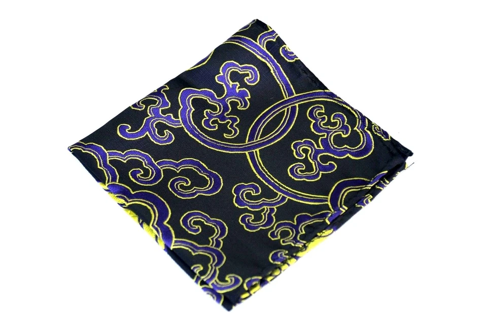 Lord R Colton Masterworks Pocket Square - Eggplant Madness Floral Silk - $75 New - Image 1 of 3