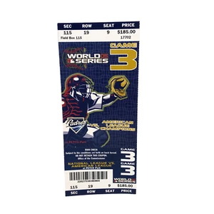 San Diego Padres World Series 05 Never Played Full Ticket Lost To Cardinals - Bild 1 von 6