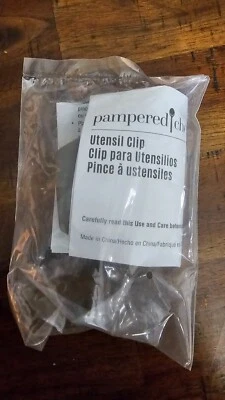 The Pampered Chef Utensil Clip 100675 Kitchen Tool Silicone Handle Protector NEW - Image 1 of 2