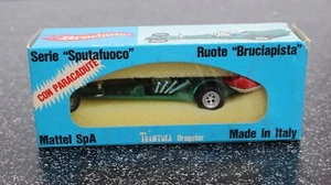 MEBETOYS 1/43 MATTEL BRUCIAPISTA SPUTAFUOCO TRANTULA DRAGSTER °6603 MATTEL - Picture 1 of 8