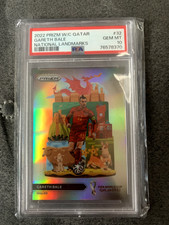Gareth Bale National Landmarks - Panini Prizm World Cup 2022 - PSA 10