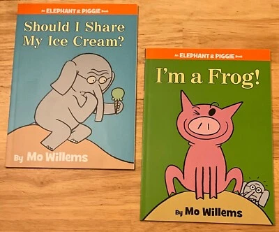 I'm a Frog and Should I Share My Ice Cream? Book Set by Mo Willems - Image 1 of 2