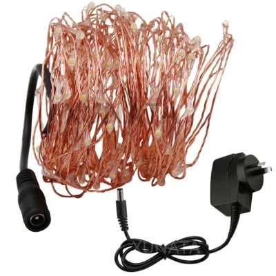 12V LED String Fairy Light Lamp Copper Wire Christmas Tree Holiday Waterproof - Image 1 of 4