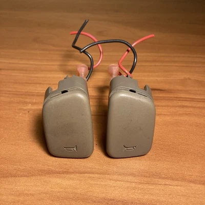 96-00 1996-2000 Honda Civic Horn Buttons Steering Wheel Horns Set Horn Set Tan - Image 1 of 4