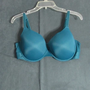 Pink Victorias Secret BH Gr. 38 D türkis überall getragen Push Up geformte Bügel - Bild 1 von 7