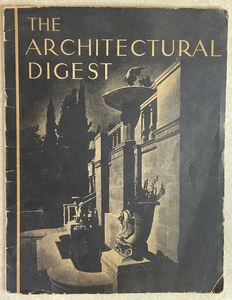 1941 The Architectural Digest Volume X Number 3-Style-Conscious Subscribers - Picture 1 of 16