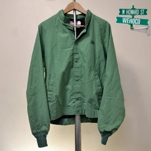 Vtg Swingster Jacket Green w Snap Closure Mens Size Large Made in USA Streetwear - Picture 1 of 8
