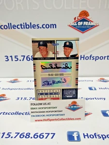 2005 DONRUSS SIGNATURE SERIES DUKE SNIDER STAN MUSIAL DUAL AUTO - Picture 1 of 3
