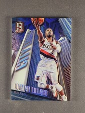 2015-16 Panini Spectra City Limits #18 Damian Lillard Silver Prizm Case HIt SSP