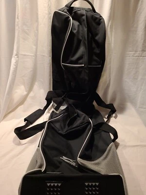 Bolsa de viaje de golf Slazenger negra con malla gris Foto 1 de 4