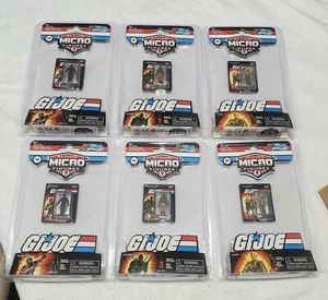 2 sets World’s Smallest GI Joe vs. Cobra Micro Figs Duke Road Block Snake Eyes - Picture 1 of 6