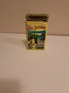 long distance ' novelty tribute" EMPTY cigarette tobacco tin - Picture 1 of 3
