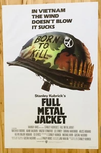 Full Metal Jacket 1987•Kubrick•ADVANCE Original US One Sheet 27x41 New - Picture 1 of 4