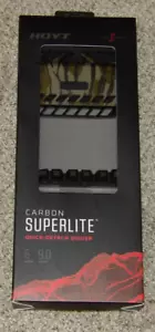 NUEVO Carbón Hoyt Superlite Desmontaje Rápido 6 Flechas Arco Aljaba - Bottomland Super Lite - Imagen 1 de 3