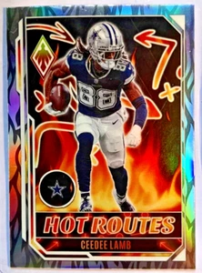 CeeDee LAMB 2022 Phoenix HOT ROUTES Silver Prizm Insert #HR-19 DALLAS COWBOYS - Picture 1 of 1