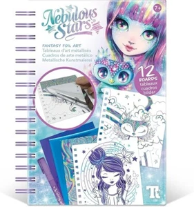 ALBUM DA METALLIZZARE kit artistico NEBULOUS STARS fantasy foil art DA DECORARE - Foto 1 di 7