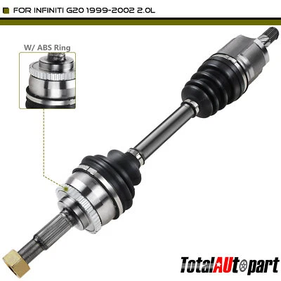 Ось CV в сборе для драйвера Infiniti G20 1999 2000 2001 2002 L4 2,0 л передняя левая - Изображение 1 из 4