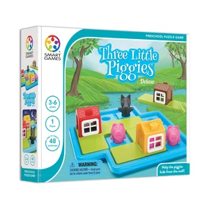 New - SmartGames Three Little Piggies - Deluxe - Ages 3-6 | 1 player - Picture 1 of 3