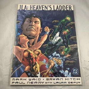 JLA JUSTICE LEAGUE HEAVEN'S LADDER DC COMICS 2000 EDICIÓN DEL TESORO DE GRAN TAMAÑO - Imagen 1 de 2