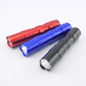 1PCS Protable Led Flashlight Pocket Waterproof AA battery Keychain Torch Lights - Picture 1 of 7