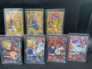Super Dragonball Heroes Trading Cards UM2 Sample cards / 7 cards comp / A+ - Picture 1 of 7