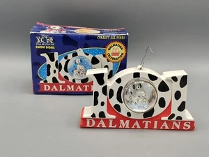 Disney 101 Dalmations Vintage Snow Globe Dome McDonalds Ornament 1996 With Box - Picture 1 of 10