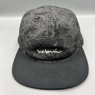 Chapéu Air Jordan 5 painéis masculino preto Melo Hebru Brantley alça de salto tampa traseira - Imagem 1 de 4