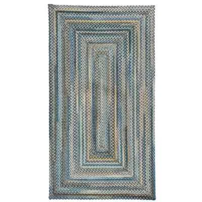 Capel Rugs Blue Ridge River Rock Wool Country Home Braided Rectangle Area Rug - Image 1 of 3