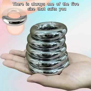 Male Magnetic Stainless Steel Ball Stretcher Weight Heavy Ball Stretching Weight - Picture 1 of 33