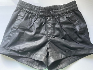 HELMUT LANG black coated Shorts US 4 UK 8 Size Small