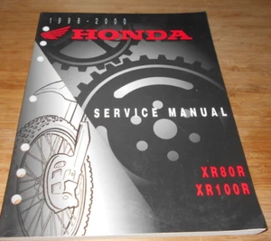 HONDA XR80 XR80R XR100 XR100R MECHANICS REPAIR MANUAL BOOK 61KN452 - Picture 1 of 3