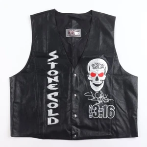 STONE COLD STEVE AUSTIN SIGNED AUTOGRAPH 3:16 SKULL VEST WWF WWE BECKETT HOLO - Picture 1 of 3