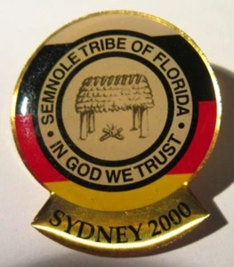 Pin -  Semnole Tribe of Florida, Sydney 2000  - Bild 1 von 3