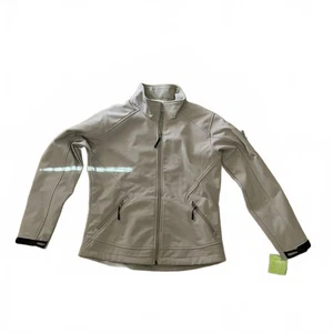 Chaqueta Port Authority, talla pequeña, gris, caparazón blando para mujer (estilo L797) - Imagen 1 de 8