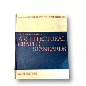 Architectural Graphic Standards 6th Edition 1970 vintage AIA Lg Hardcover VG Cnd - Bild 1 von 6