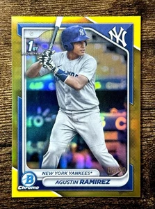 2024 Bowman Chrome Agustin Ramirez 1st Bowman True Gold Refractor /50 - Picture 1 of 3