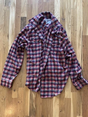 Mountain Khakis Shirt Mens Medium M Red Plaid Flannel Long Sleeve Comfort Pocket - Image 1 of 4