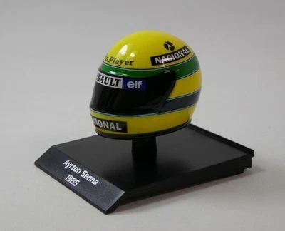 Minichamps F1 Ayrton Senna #12 helmet Lotus 1985 1/10 540388512 - Immagine 1 di 3