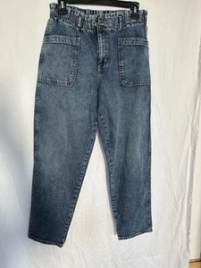 Gap Denim Kids Girls High-Rise Mom Jeans Stretch Denim Size  18 - Picture 1 of 4