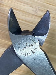 Craftsman USA WF 45075 Diagonal Cut 6.25" Cushion Grip Pliers Western Forge - Picture 1 of 10