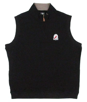 Ahead Mens LOUDOUN GOLF & COUNTRY CLUB 1/2 Zip Vest Black Size XL - Image 1 of 4