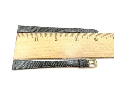 Correa de reloj Speidel 11 mm/L gris genuina lagarto NOS (B357) Foto 1 de 3