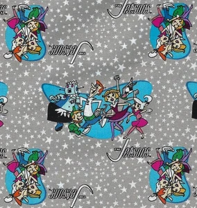 Licensed Hanna-Barbera Cotton Fabric JETSONS George JANE Judy ROSIE Astro By YD - Picture 1 of 5