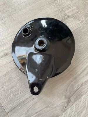 YAMAHA  RD125 LC  REAR BRAKE PLATE + ARM - Image 1 of 2