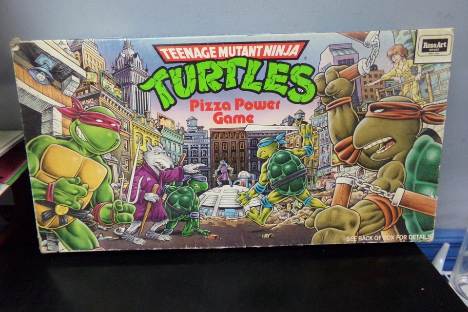 Mirage Studios Teenage Mutant Ninja Turtles 1987 pizza Power Game Foto 1 de 1