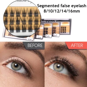 Eyelash Grafting 3D Volume Fans Single Cluster Segmented False Lash New^ - Picture 1 of 17